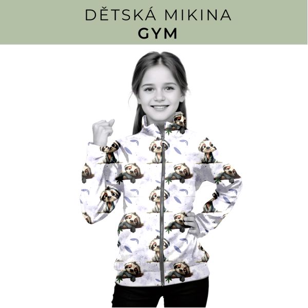 Dětská střih - mikina GYM