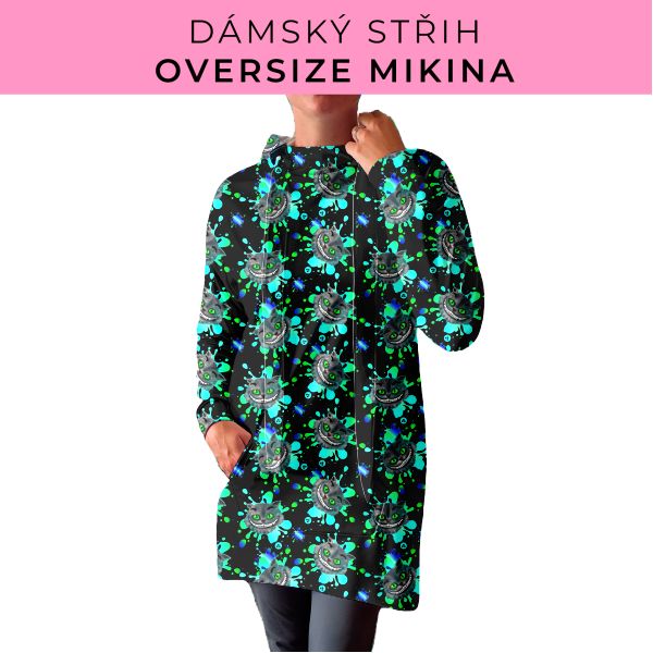 DÁMSKÝ střih - Oversize mikina