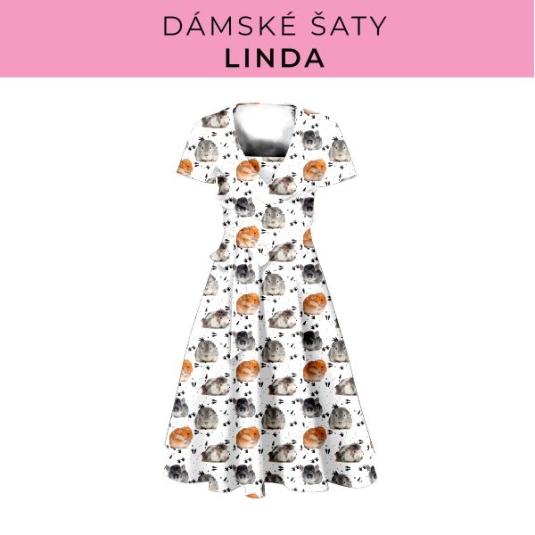 DÁMSKÝ střih - šaty Linda