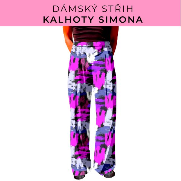 Dámský střih - kalhoty Simona