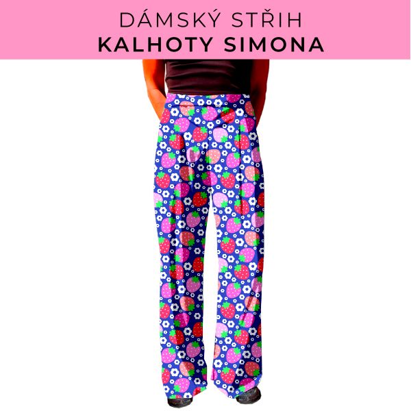 Dámský střih - kalhoty Simona