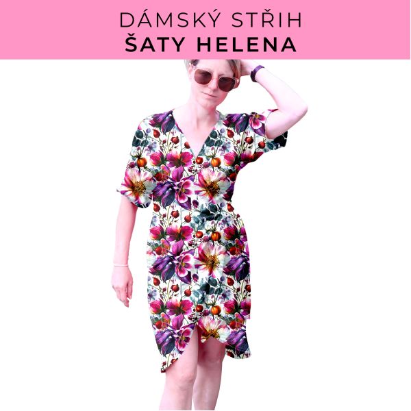 Dámský střih na šaty  Helena