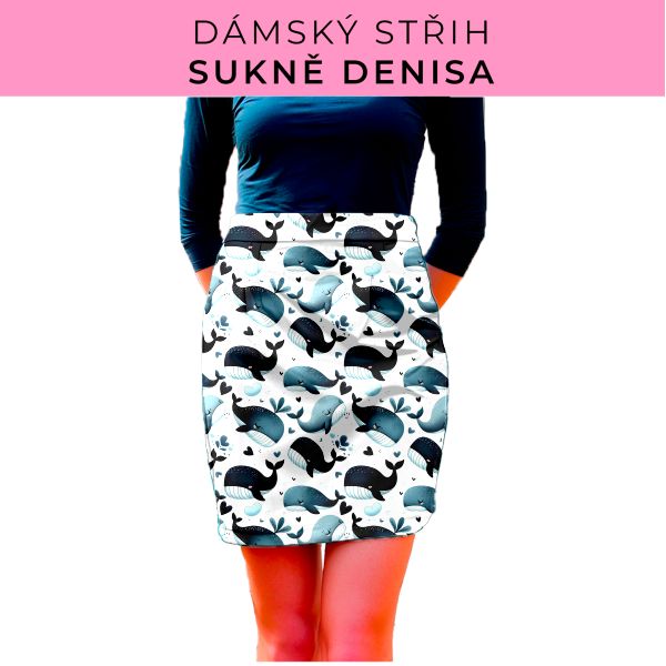 Dámský střih - Dámská sukně Denisa