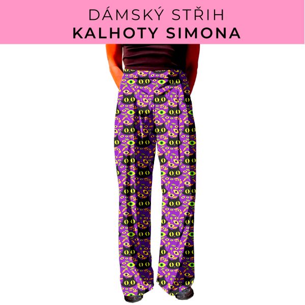 Dámský střih - kalhoty Simona