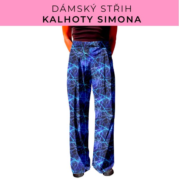 Dámský střih - kalhoty Simona