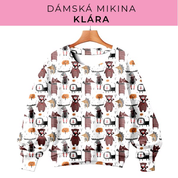 DÁMSKÝ střih - mikina Klára