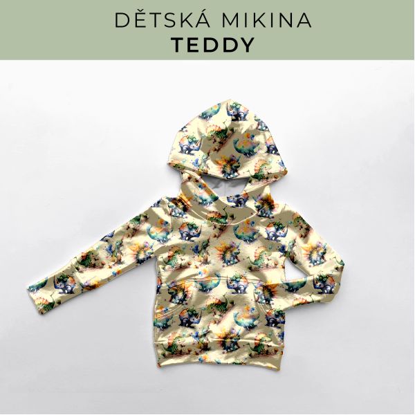 DĚTSKÝ střih - Mikina Teddy