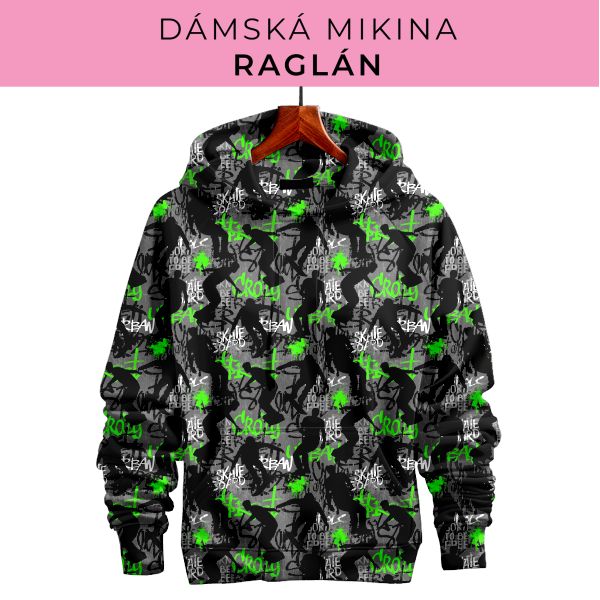 DÁMSKÝ střih - mikina raglán