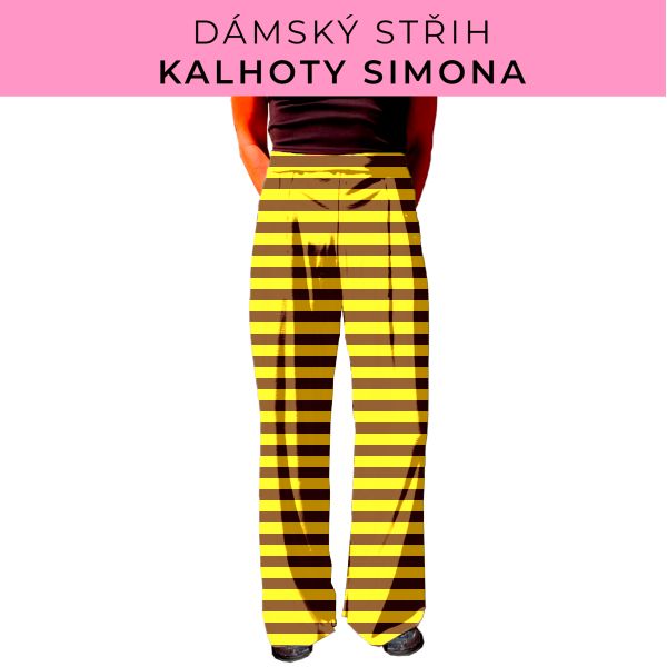 Dámský střih - kalhoty Simona