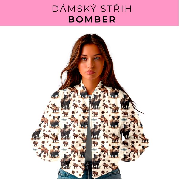 DÁMSKÝ střih - Bomber