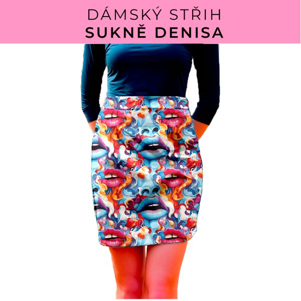 Dámský střih - Dámská sukně Denisa