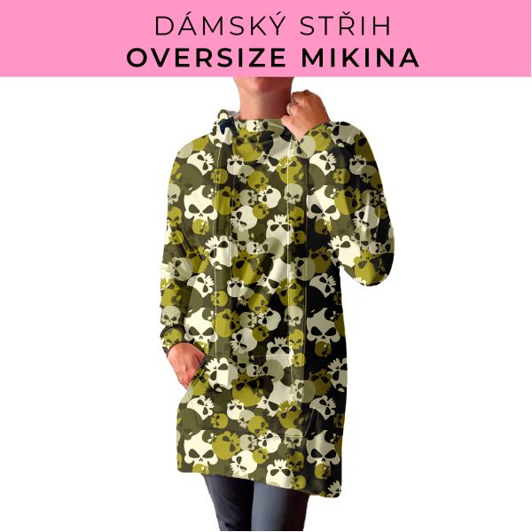 DÁMSKÝ střih - Oversize mikina