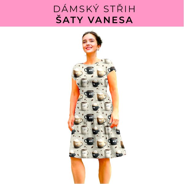 Dámský střih šaty Vanesa