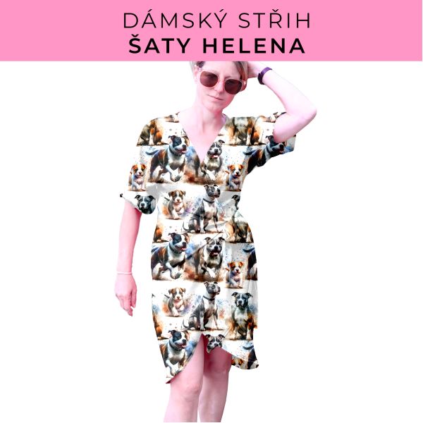 Dámský střih na šaty  Helena