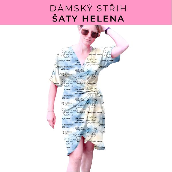 Dámský střih na šaty  Helena