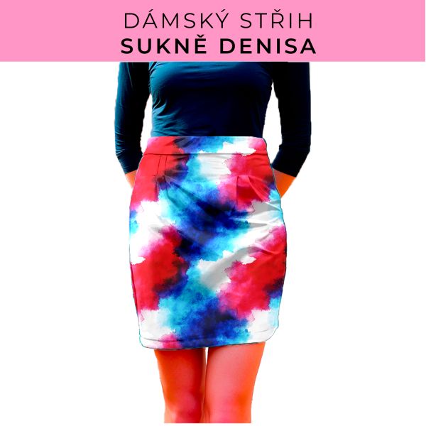 Dámský střih - Dámská sukně Denisa