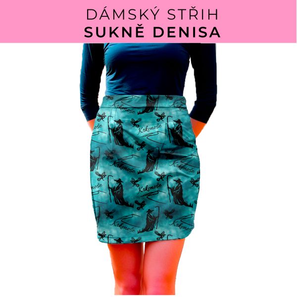Dámský střih - Dámská sukně Denisa