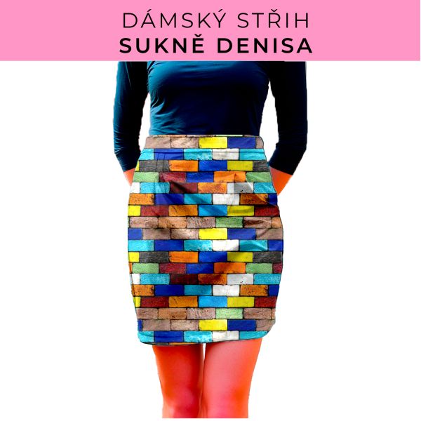 Dámský střih - Dámská sukně Denisa