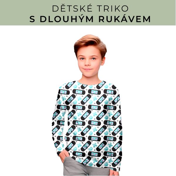 DĚTSKÝ střih - triko dlouhý rukáv