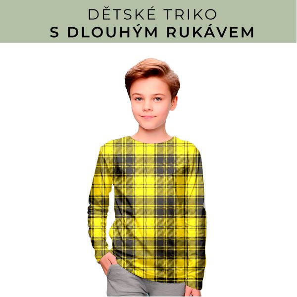 DĚTSKÝ střih - triko dlouhý rukáv