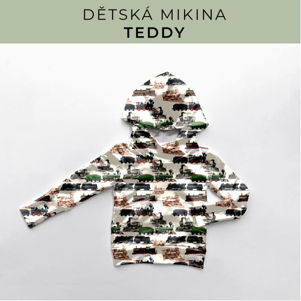 DĚTSKÝ střih - Mikina Teddy
