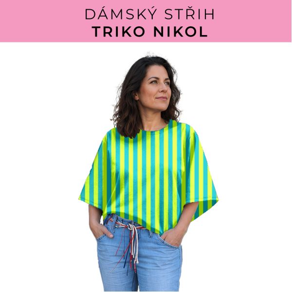 Dámský střih -  triko Nikol