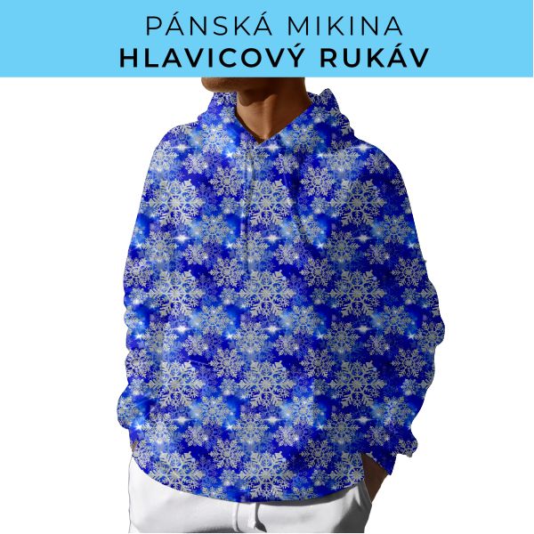 PÁNSKÝ střih - mikina s kapucí