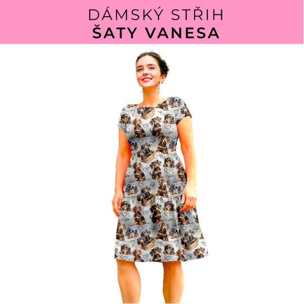 Dámský střih šaty Vanesa