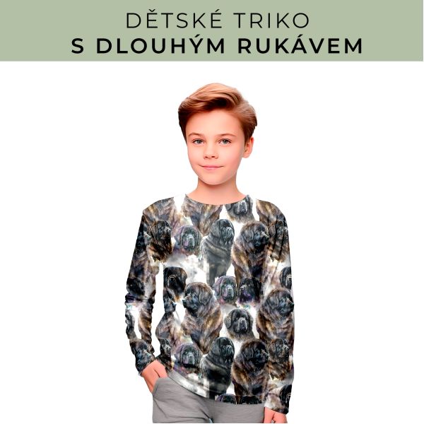 DĚTSKÝ střih - triko dlouhý rukáv