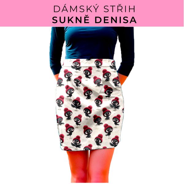 Dámský střih - Dámská sukně Denisa