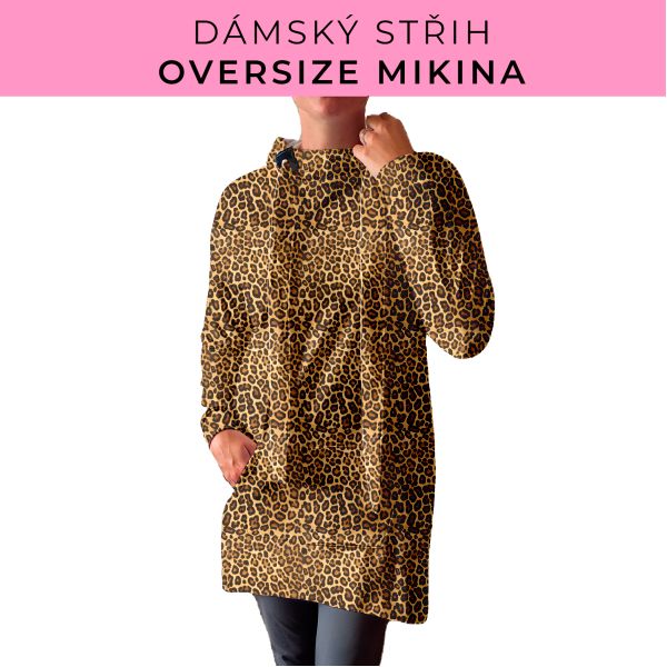 DÁMSKÝ střih - Oversize mikina