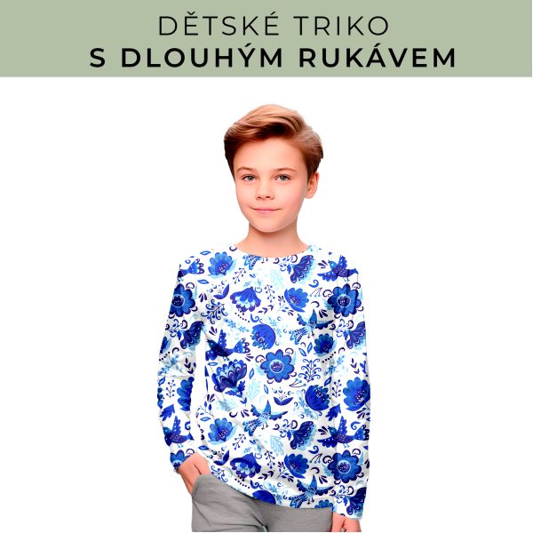 DĚTSKÝ střih - triko dlouhý rukáv