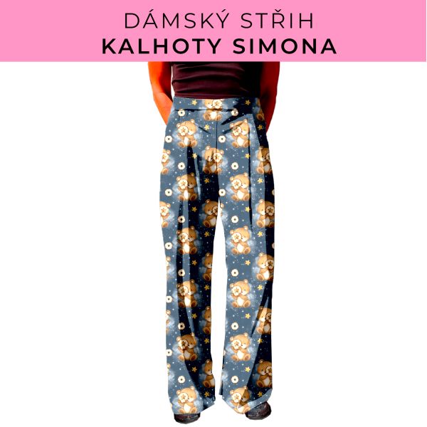 Dámský střih - kalhoty Simona