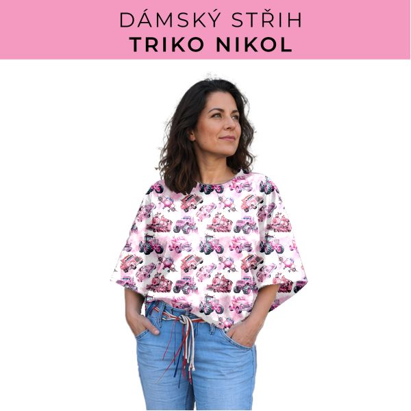 Dámský střih -  triko Nikol