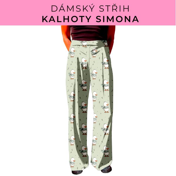 Dámský střih - kalhoty Simona