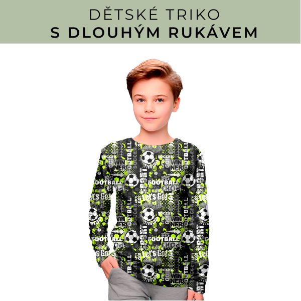 DĚTSKÝ střih - triko dlouhý rukáv