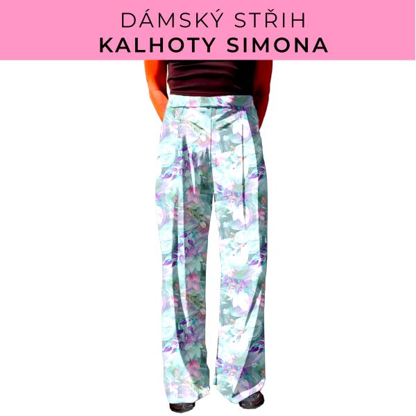 Dámský střih - kalhoty Simona