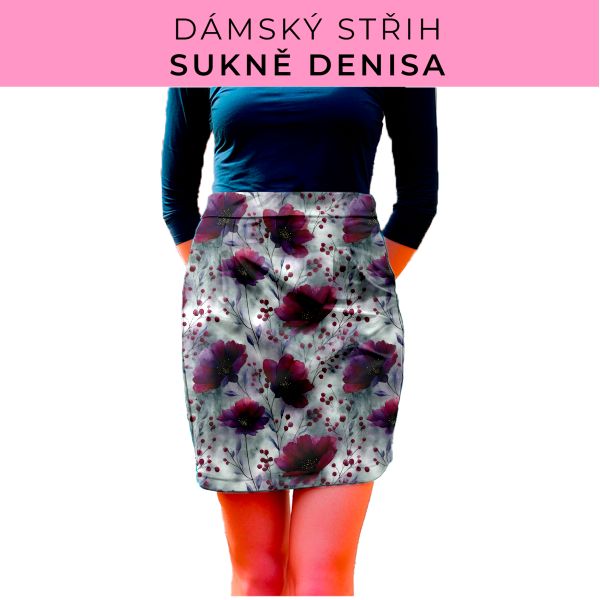 Dámský střih - Dámská sukně Denisa