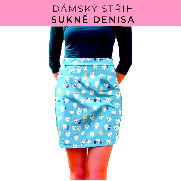 Dámský střih - Dámská sukně Denisa