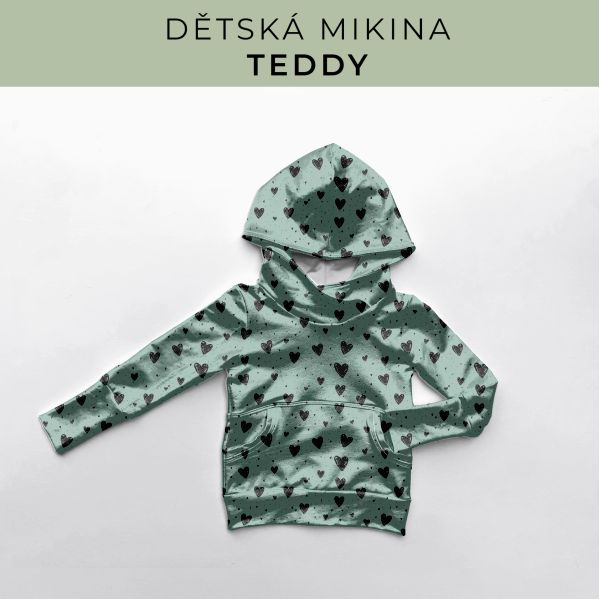 DĚTSKÝ střih - Mikina Teddy