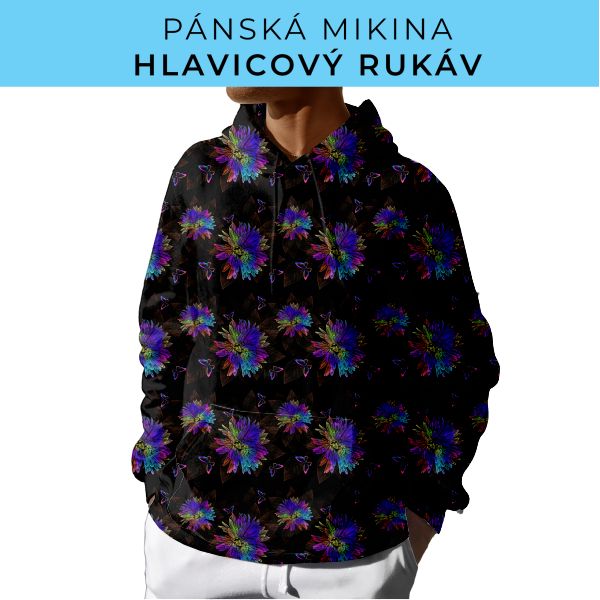 PÁNSKÝ střih - mikina s kapucí