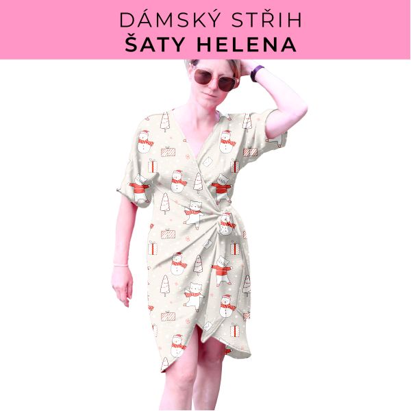Dámský střih na šaty  Helena