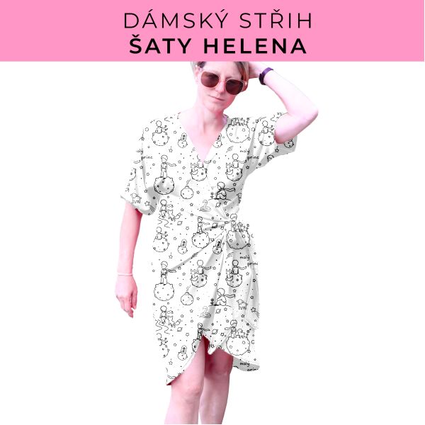 Dámský střih na šaty  Helena