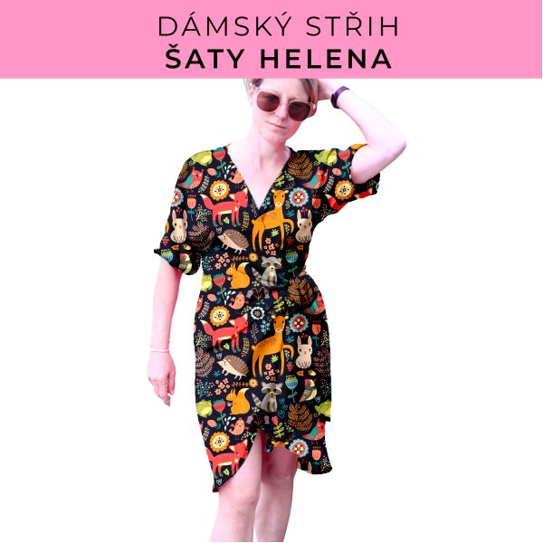 Dámský střih na šaty  Helena