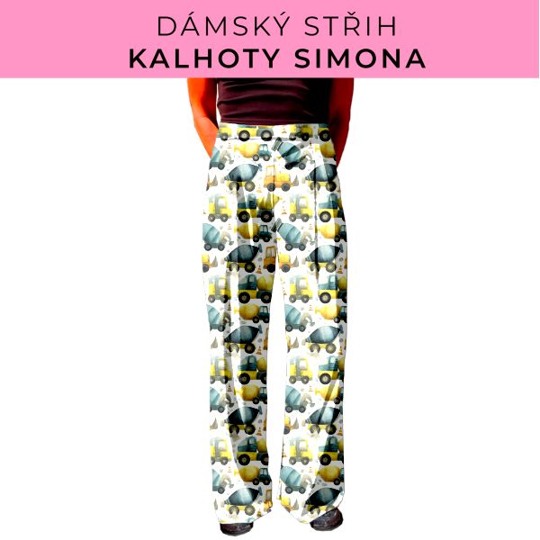 Dámský střih - kalhoty Simona