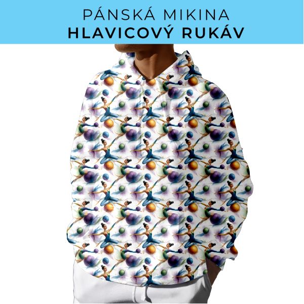 PÁNSKÝ střih - mikina s kapucí