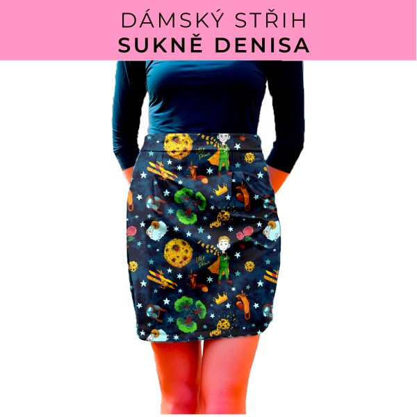Dámský střih - Dámská sukně Denisa