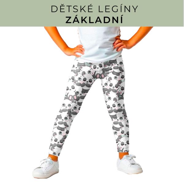 DĚTSKÝ střih - legíny základní