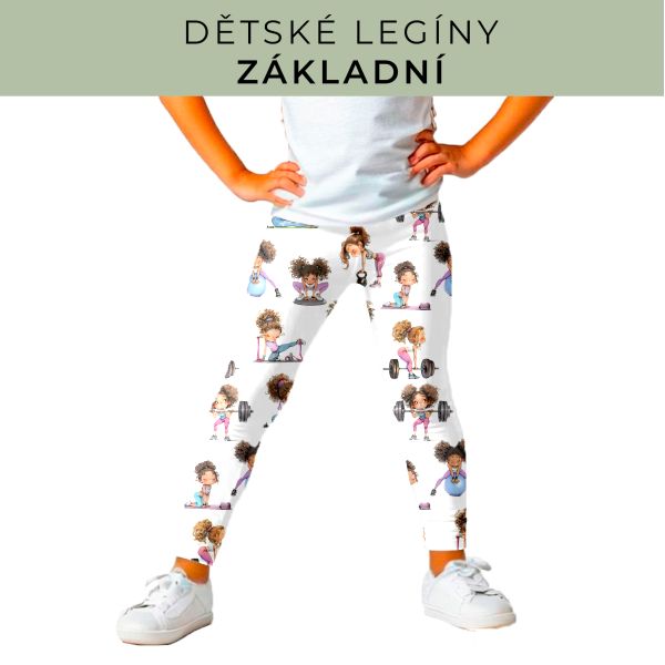 DĚTSKÝ střih - legíny základní