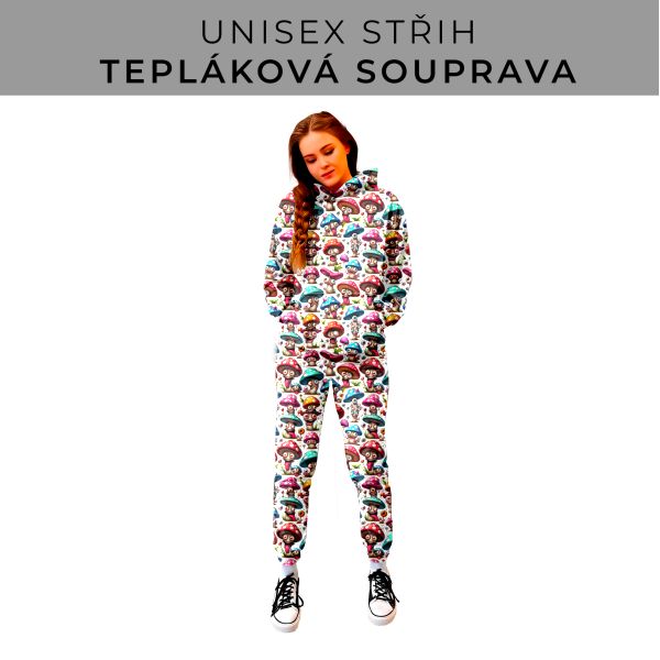 DÁMSKÝ střih - SET mikina a tepláky 